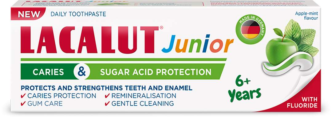 LACALUT® Junior Caries & Sugar Acid Protection 6+ years