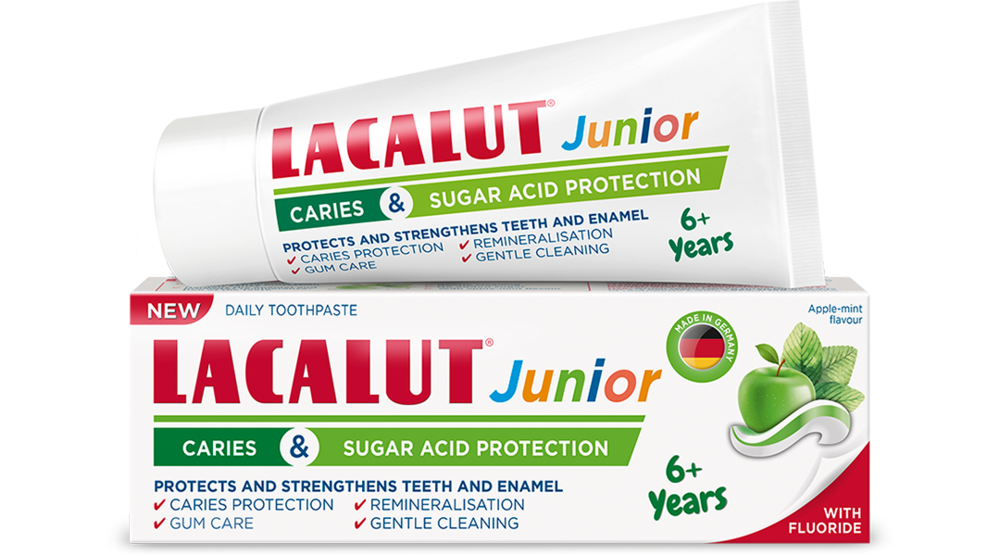 LACALUT® Junior Caries & Sugar Acid Protection 6+ years