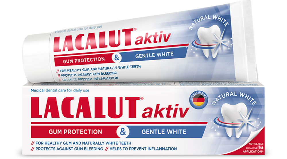 LACALUT® aktiv Gum protection & Gentle White